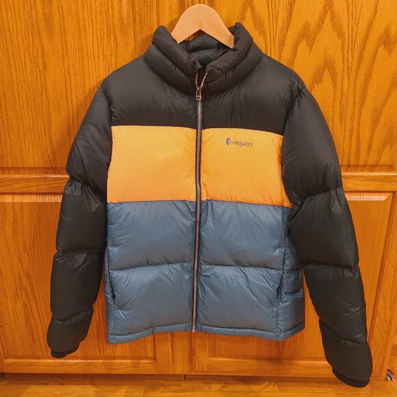 Cotopaxi Solazo Down Puffer Coat Jacket Women's Size Large Colorblock - Picture 1 of 10